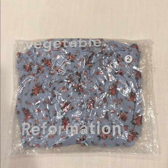 NEW! - 💙NWOT Reformation Bev Top - Picture 6 of 6